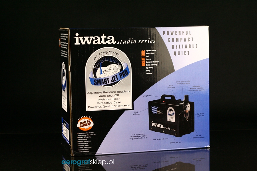 Iwata IS-50 SILVER JET Compressore Silenzioso a Secco per Aerografi